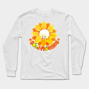 good morning sun flowers boys Long Sleeve T-Shirt